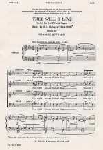 HERBERT HOWELLS: THEE WILL I LOVE CHANT