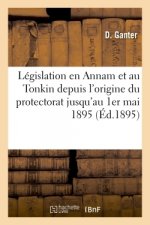 Recueil de la Legislation En Vigueur En Annam Et Au Tonkin Depuis l'Origine Du Protectorat