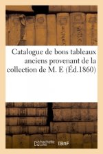 Catalogue de Bons Tableaux Anciens Provenant de la Collection de M. E