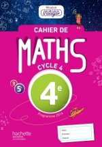Cahier de maths Mission Indigo 4e - éd. 2017