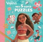 VAIANA - Mes 5 Super Puzzles - 5 puzzles 30 pièces - Disney Princesses