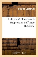 Lettre a M. Thiers sur la suppression de l'impot