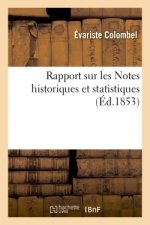 Rapport de M. Evariste Colombel Sur Les Notes Historiques Et Statistiques