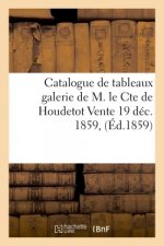 Catalogue de Tableaux Galerie de M. Le Cte de Houdetot Vente 19 Dec. 1859,