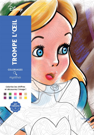 Coloriages Mystères Disney Trompe l'oeil