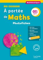 Le Nouvel A portée de maths CE1 - Photofiches + CD - Ed. 2018