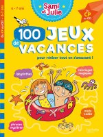 Sami et Julie -100 Jeux de vacances - Du CP au CE1 - Cahier de vacances 2022