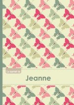 Le carnet de Jeanne - Lignes, 96p, A5 - Papillons Vintage