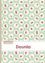 Le carnet de Dounia - Lignes, 96p, A5 - Roses Tea time