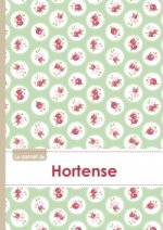 Le carnet de Hortense - Lignes, 96p, A5 - Roses Tea time