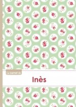Le carnet d'Inès - Lignes, 96p, A5 - Roses Tea time