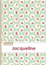 Le carnet de Jacqueline - Lignes, 96p, A5 - Roses Tea time