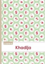 Le carnet de Khadija - Lignes, 96p, A5 - Roses Tea time
