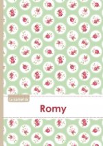 CARNET ROMY LIGNES,96P,A5 ROSESTEATIME