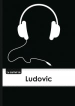 CARNET LUDOVIC LIGNES,96P,A5 CASQUEAUDIO