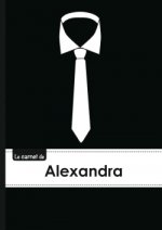 Le carnet d'Alexandra - Lignes, 96p, A5 - Cravate