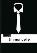 Le carnet d'Emmanuelle - Lignes, 96p, A5 - Cravate