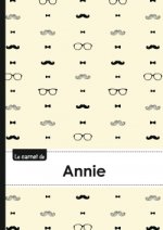 Le carnet d'Annie - Lignes, 96p, A5 - Moustache Hispter