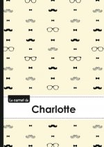 Le carnet de Charlotte - Lignes, 96p, A5 - Moustache Hispter