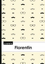 Le carnet de Florentin - Lignes, 96p, A5 - Moustache Hispter