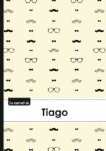 CARNET TIAGO LIGNES,96P,A5 MOUSTACHEHISPTER