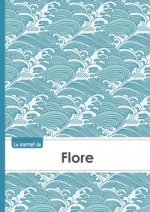 Le carnet de Flore - Lignes, 96p, A5 - Vague Japonaise