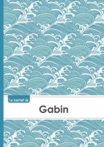 Le carnet de Gabin - Lignes, 96p, A5 - Vague Japonaise