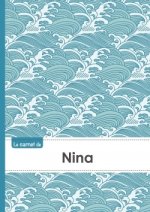 CARNET NINA LIGNES,96P,A5 VAGUEJAPONAISE