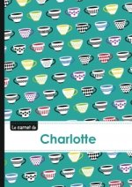 Le carnet de Charlotte - Lignes, 96p, A5 - Coffee Cups