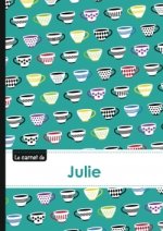 Le carnet de Julie - Lignes, 96p, A5 - Coffee Cups