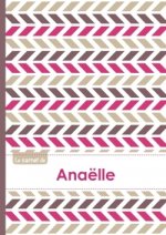 Le carnet d'Anaëlle - Lignes, 96p, A5 - Motifs Violet Gris Taupe