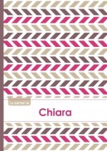 Le carnet de Chiara - Lignes, 96p, A5 - Motifs Violet Gris Taupe