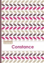 Le carnet de Constance - Lignes, 96p, A5 - Motifs Violet Gris Taupe