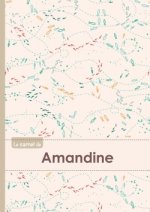 Le carnet d'Amandine - Lignes, 96p, A5 - Poissons