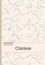 Le carnet de Clarisse - Lignes, 96p, A5 - Poissons