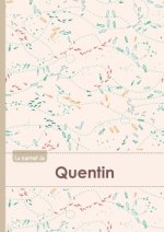 CARNET QUENTIN LIGNES,96P,A5 POISSONS