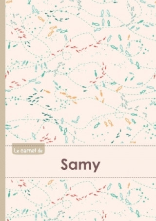 CARNET SAMY LIGNES,96P,A5 POISSONS