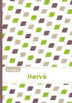 Le carnet de Hervé - Lignes, 96p, A5 - Pe'tales Vert Taupe Gris