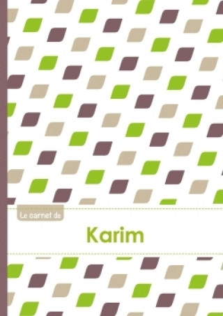 Le carnet de Karim - Lignes, 96p, A5 - Pe'tales Vert Taupe Gris