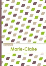 Le carnet de Marie-Claire - Lignes, 96p, A5 - Pe'tales Vert Taupe Gris