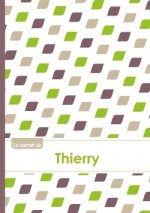 Le carnet de Thierry - Lignes, 96p, A5 - Pe'tales Vert Taupe Gris