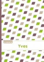 Le carnet d'Yves - Lignes, 96p, A5 - Pe'tales Vert Taupe Gris