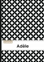 Le carnet d'Adèle - Lignes, 96p, A5 - Ronds Noir et Blanc