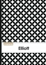 Le carnet d'Elliott - Lignes, 96p, A5 - Ronds Noir et Blanc