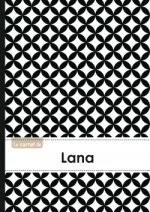 Le carnet de Lana - Lignes, 96p, A5 - Ronds Noir et Blanc