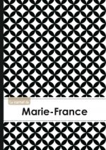 Le carnet de Marie-France - Lignes, 96p, A5 - Ronds Noir et Blanc