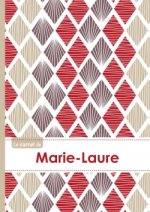 Le carnet de Marie-Laure - Lignes, 96p, A5 - Pétales Japonaises Violette Taupe Rouge