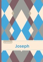 Le carnet de Joseph - Lignes, 96p, A5 - Jacquard Bleu Gris Taupe