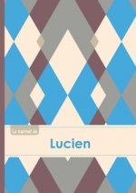 Le carnet de Lucien - Lignes, 96p, A5 - Jacquard Bleu Gris Taupe