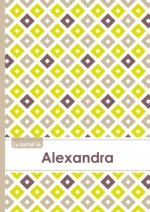 Le carnet d'Alexandra - Lignes, 96p, A5 - Carré Poussin Gris Taupe